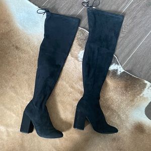 Steve Madden Suede thigh high boots